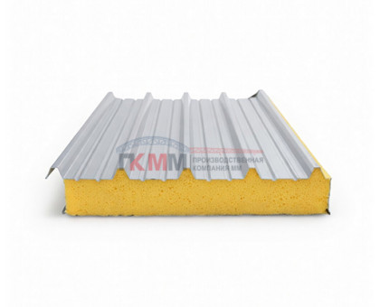 Кровельные алюминиевые сэндвич панели из пенополиуретана, ширина 1200 мм, толщина 30 мм,