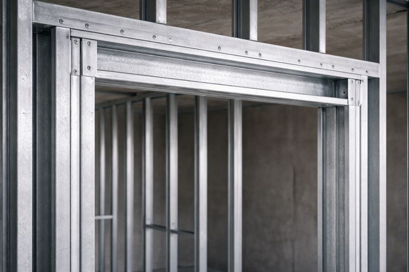 Монтаж C-образного профиля — пример узла/стыковки