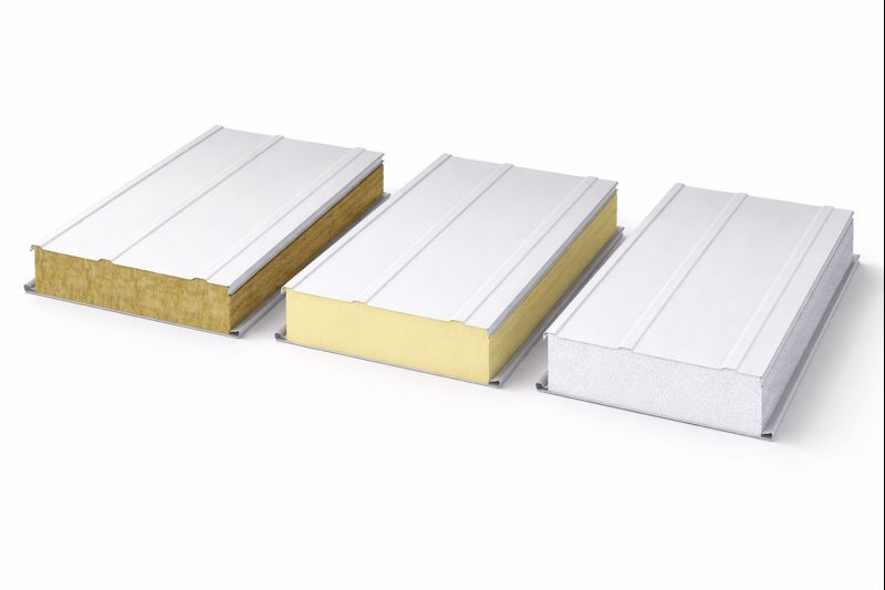 Сэндвич панели двухслойные — пример укладки/поставки