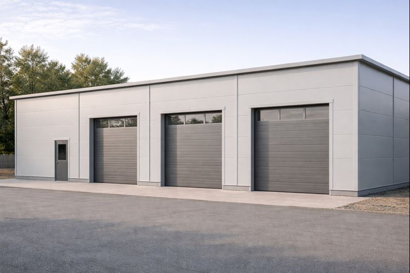 Применение двухслойных сэндвич-панелей — пример объекта