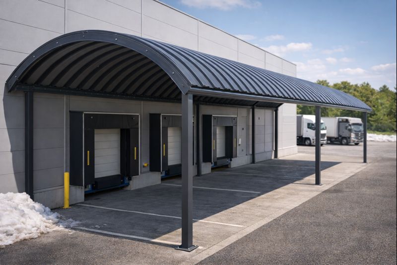 Пример объекта: навес или ангар