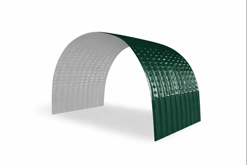 Профнастил С18ПГ арочный — пример листа и профиля (заглушка, замените на своё фото)