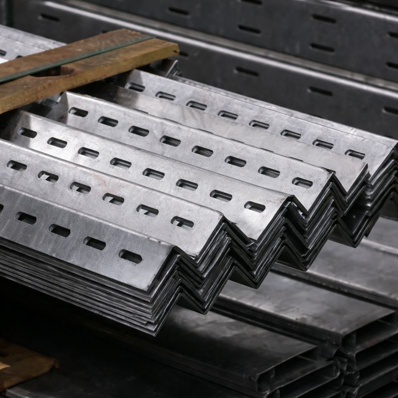 Применение Z-образного профиля перфорированного — пример каркаса/прогонов