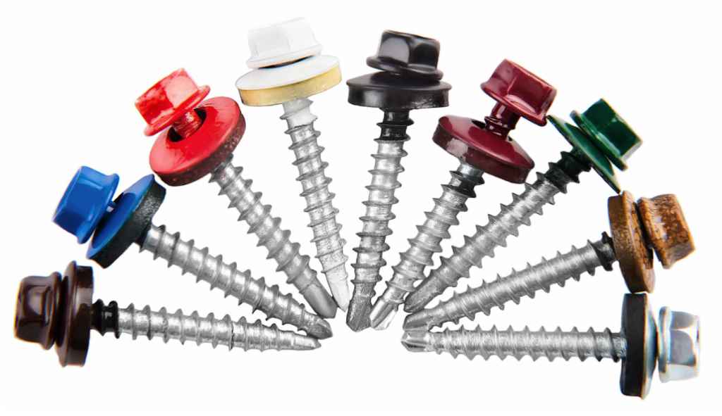 Крепеж по цветам и покрытиям