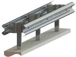 Прямой дорожный отбойник