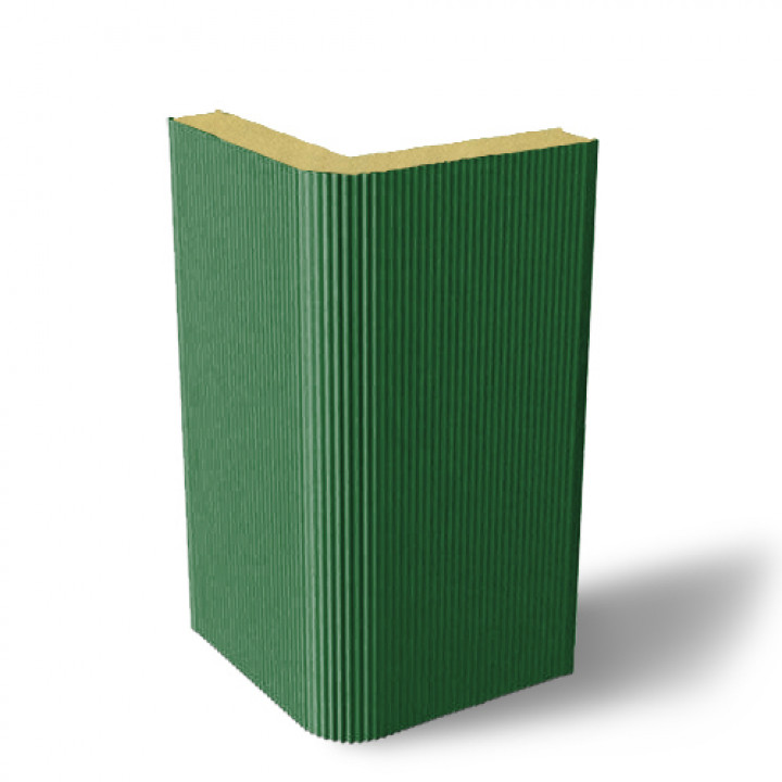 Горизонтальная угловая сэндвич-панель из пенополиуретана