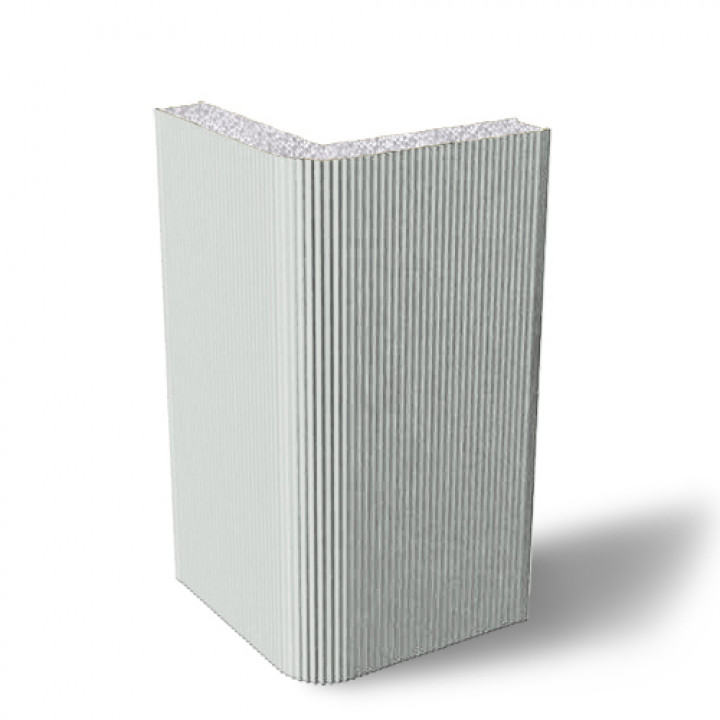 Вертикальная угловая сэндвич панель