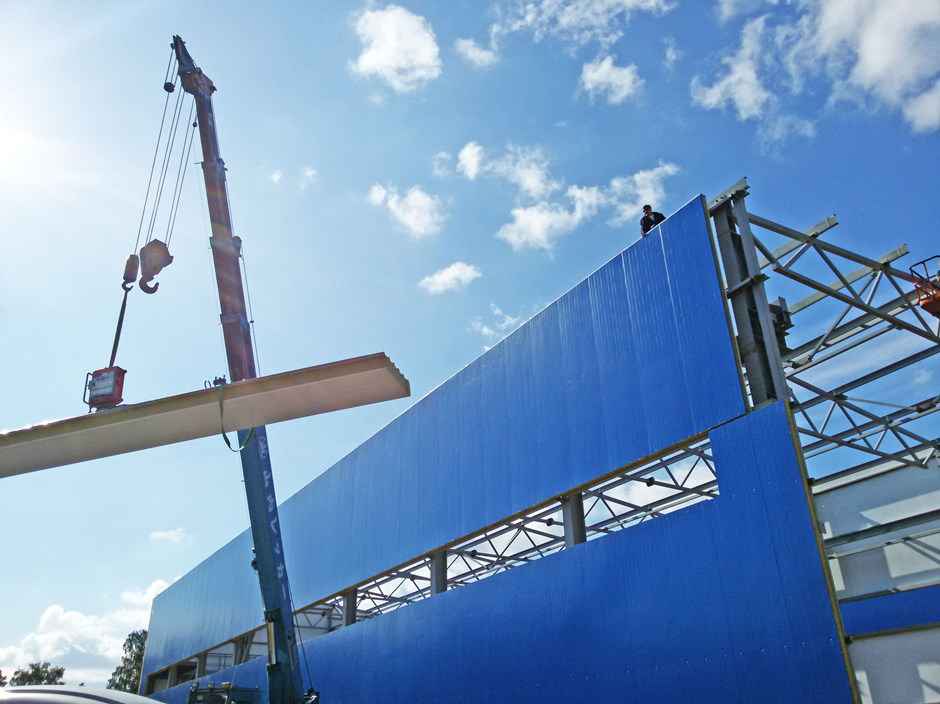 Профнастил Н57 в упаковке