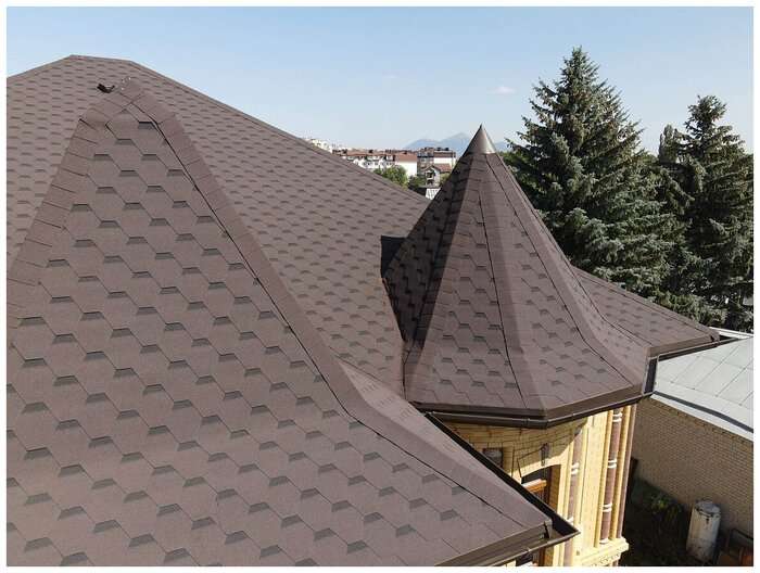 Мягкая кровля на объекте