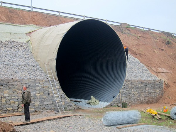 Гофролист на объекте