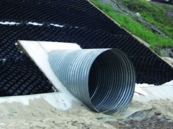 Фасад из гофролиста